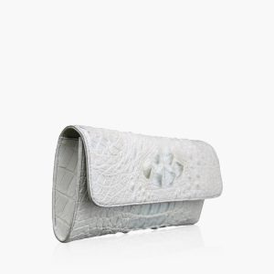Túi xách nữ da cá sấu Hoa Cà A0104 3