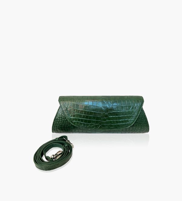 Túi xách nữ Da Cá Sấu Hoa Cà 0125 -4